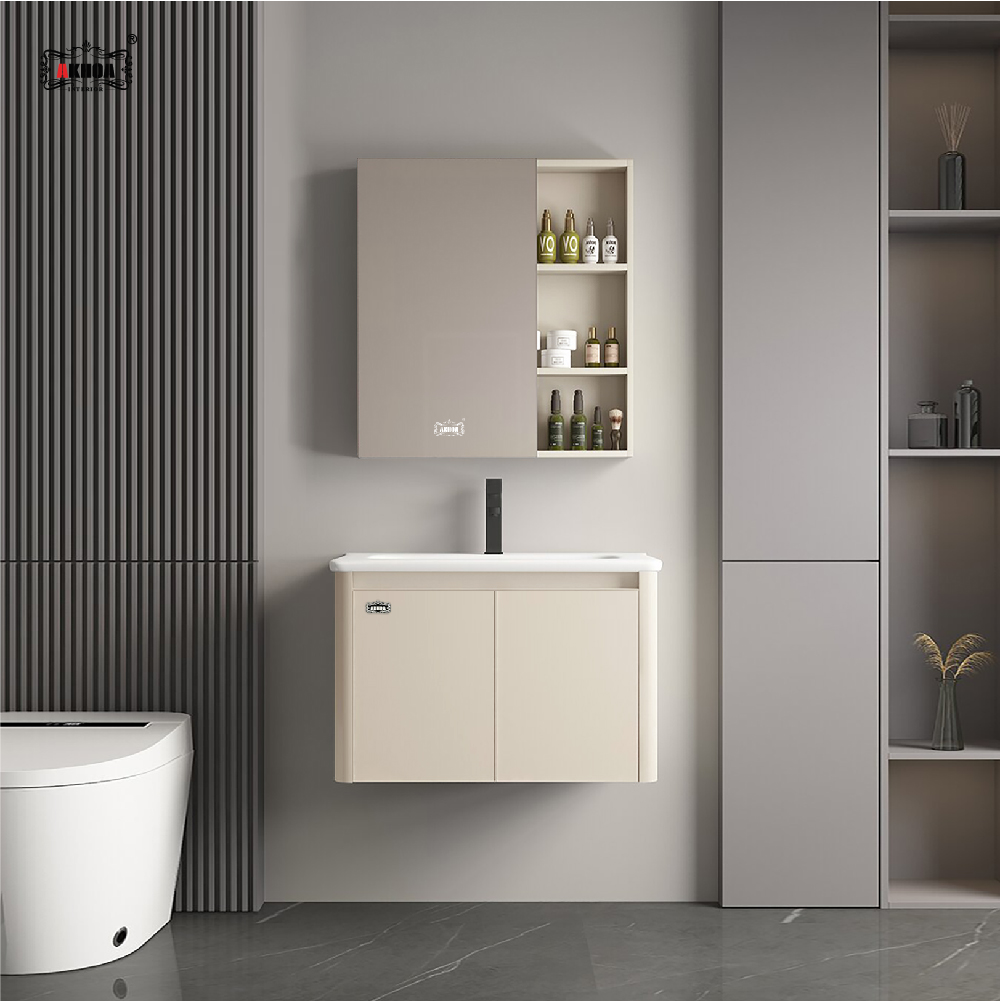 BỘ TỦ GƯƠNG PHÒNG TẮM THÔNG MINH AKHOA PVC01 50 - 80CM 1 PVC01 60 15