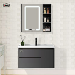 BỘ TỦ GƯƠNG PHÒNG TẮM THÔNG MINH AKHOA PVC02 80CM 9 PVC02 80 17