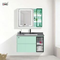 BỘ TỦ GƯƠNG PHÒNG TẮM THÔNG MINH AKHOA PVC09 80CM 8 PVC09 80 15